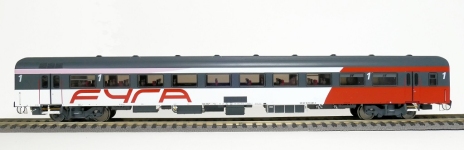 Exact-Train EX11144 - H0 - Personenwagen ICRm Fyra 1 Amsterdam-Brüssel, NS, Ep. VI